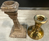 Bronze Kitchenware & Pots, & Glass Art, Gold Color Candle Holder, & Metal Garden Art SP 8 - 2