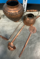 Bronze Kitchenware & Pots, & Glass Art, Gold Color Candle Holder, & Metal Garden Art SP 8 - 4