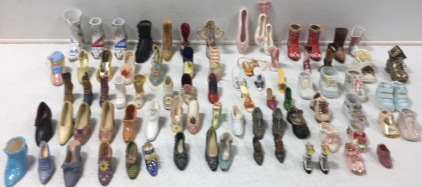 (94) Piece Miniature Shoe Collection