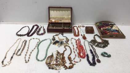 Large Collection Of Cosmetic Jewelry