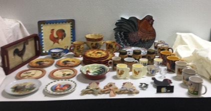 (19)Chicken Themed Plates In Various Styles & More