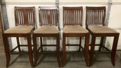 (4) Barstool Height Chairs