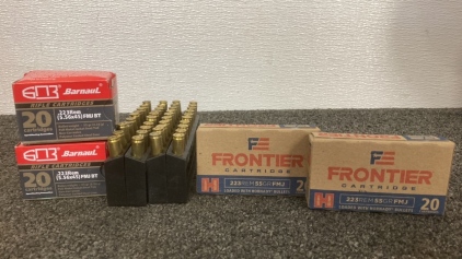 (120) Rds Assorted .223 Rem Ammo