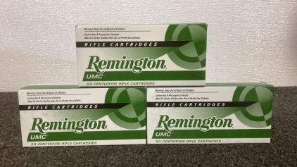 (60) Rds Remington UMC .223 Rem Ammo