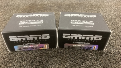 (40) Rds Ammo Inc .45 Auto Ammo