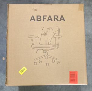 (1) ABFARA SPINNING OFFICE CHAIR ASSEMBLY (UNOPENED)