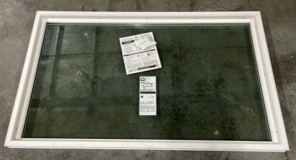 PELLA ONE WIDE WINDOW INSERT WHITE ( 59 1/2&rdquo; x 39 1/2&rdquo;)