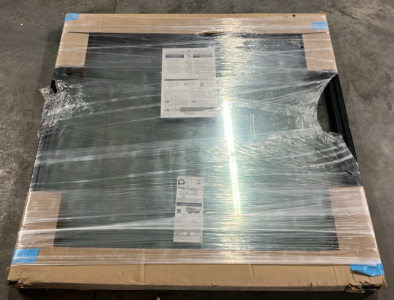 PELLA ONE WIDE WINDOW BLACK INSERT ( 48&rdquo;x 48&rdquo;)