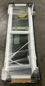 PELLA DOUBLE HUNG WHITE WINDOW INSERT ( 59&rdquo;x 18&rdquo;)