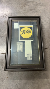 PELLA ONE WIDE BLACK WINDOW INSERT