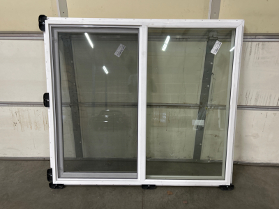 NEW DOUBLE PANEL WINDOW INSERT- PRO 200 XO SLIDER (PANEL- 27x50) (OVERALL- 59.5x 52.5)
