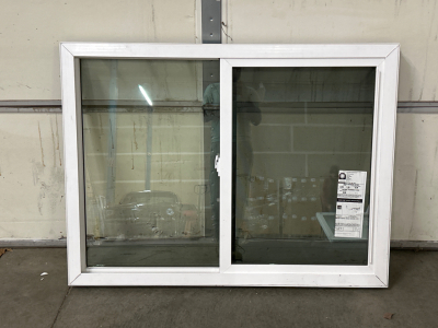 PELLA 250 SERIES SLIDING WINDOW ANNEALED XO VENT/ FIXED WINDOW INSERT (OVERALL 47-1/8x 35.5)