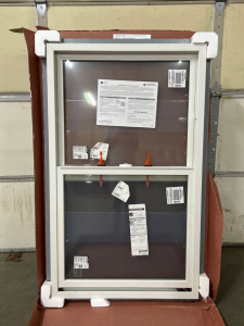 ANDERSEN SINGLE HUNG WINDOW INSERT (OVERALL 35.5x 59-3/8)