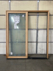 PELLA SLIDING CONTEMPORARY DOOR, TEMPERED, FRAME (OVERALL 71-1/4X 81-3/4)