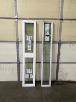 (2) PELLA WINDOW INSERTS (71-3/8x 14-3/8) AND ( 11-1/2x 71-1/2)