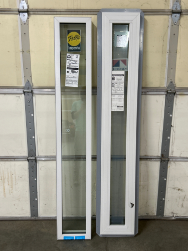 PELLA AND ANDERSEN WINDOW INSERTS (11-1/2x 71-1/2) AND (11-1/4X 71-7/8)