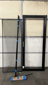 PELLA BLACK STORM DOOR ASSEMBLY