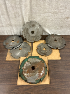 VARIOUS SIZED ARBOR CUTTERS