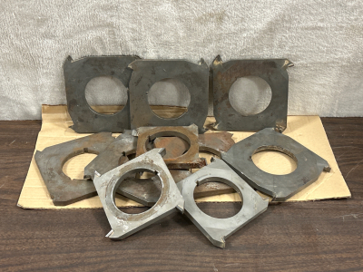 (10) HEAVY DUTY 3" ARBOR CUTTERS