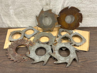 (11) HEAVY DUTY 3" ARBOR CUTTERS