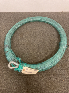 METAL TOW CABLE, 3/8X120 WITH SINGLE METAL EYELET