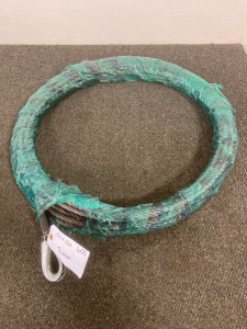 METAL TOW CABLE, 1/2X120 WITH SINGLE METAL EYELET