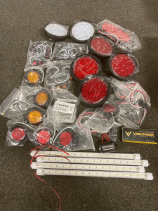 LED LIGHTS, ASSORTED SHAPES AND STYLES