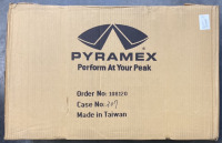 25 PYRAMEX INTEGRA BLUE SAFTEY GLASSES, 300 TOTAL