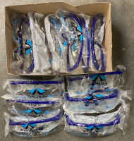 25 PYRAMEX INTEGRA BLUE SAFTEY GLASSES, 300 TOTAL - 4