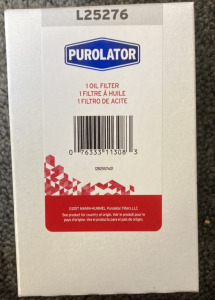 12 L 25276 PUROLATOR OIL FILTERS