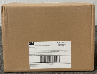 (12) 3M AIR POLLUTION AND POLLEN PARTICULATE RESPIRATOR 2 PACK