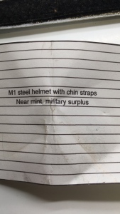 Military helmet