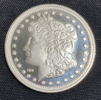 Morgan One Troy Ounce .999 Fine Silver Bullion Round