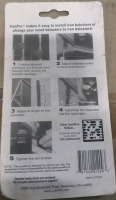 (1) Rod Iron Stairway Baluster NOT IN BOX (2) Instillation Level Kits SP3 - 3