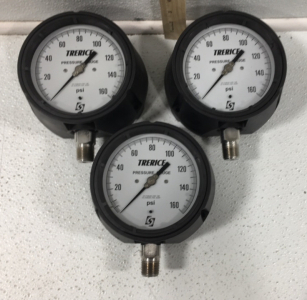 (3) Trerice Pressure Guages