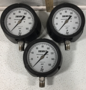 (3) Trerice Pressure Guages