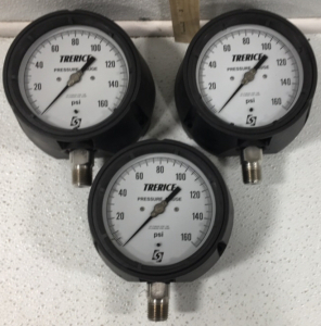 (3) Trerice Pressure Guages