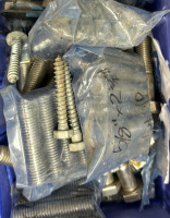 Pallet Of Parts And Parts Bins Incluidng Brackets, Nuts, Various Size Bolts And More - 2