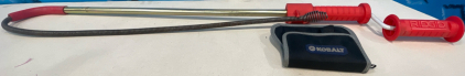 Rigid Toilet Snake Auger 72&rdquo; & Kobalt But Set
