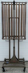 24’’ x 71 3/8’’ Foldable Coat Rack With Wheels