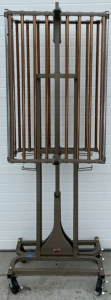 24’’ x 71 3/8’’ Foldable Coat Rack With Wheels