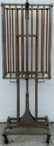 24’’ x 71 3/8’’ Foldable Coat Rack With Wheels