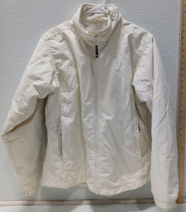 White Ladies Columbia Coat Sz Medium