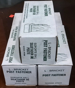 (2) 3" Post Fastener & L Bracket (1) 3 1/4" Post Fastener & L Bracket (1) 3 1/2" Post Fastener & L Bracket