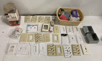 Assorted Home Electrical Hardware - Wall Plates - Outlets- And More!