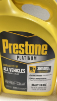 (3) 1gal Prestone Platinum Antifreeze and Coolant - 2