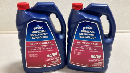 (2) 1gal Peak Antifreeze and Coolant for Asian Vehicles