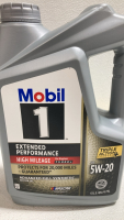 (2) 5qt Mobil 1 5W-20 Synthetic High Mileage Motor Oil - 2