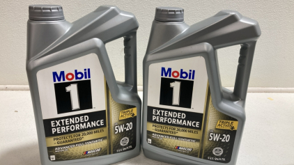 (2) 5qt Mobil 1 5W-20 Synthetic Motor Oil