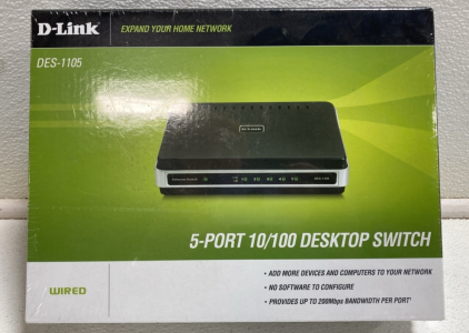 D-Link 5-Port 10/1000 Desktop Switch